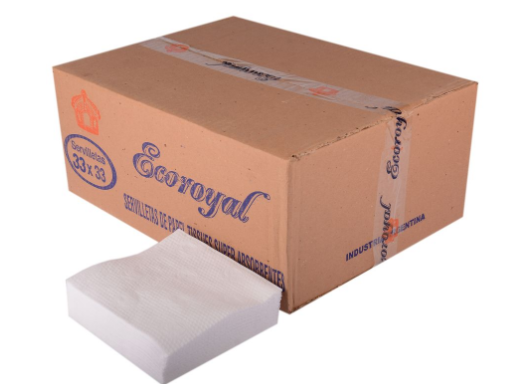 SERVILLETAS 33X33 ECO ROYAL