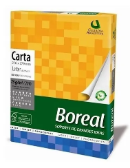 RTA. BOREAL BLANCO CARTA (21,59X27,94)  75 GRS.