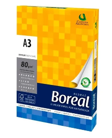 RTA. BOREAL BLANCO A3 (29,7X42) 80 GRS.